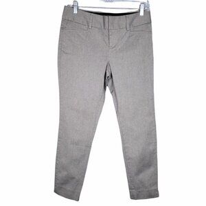 Banana Republic Womens Gray Jackson Fit Flat Front Straight Leg Dress Pants 2P